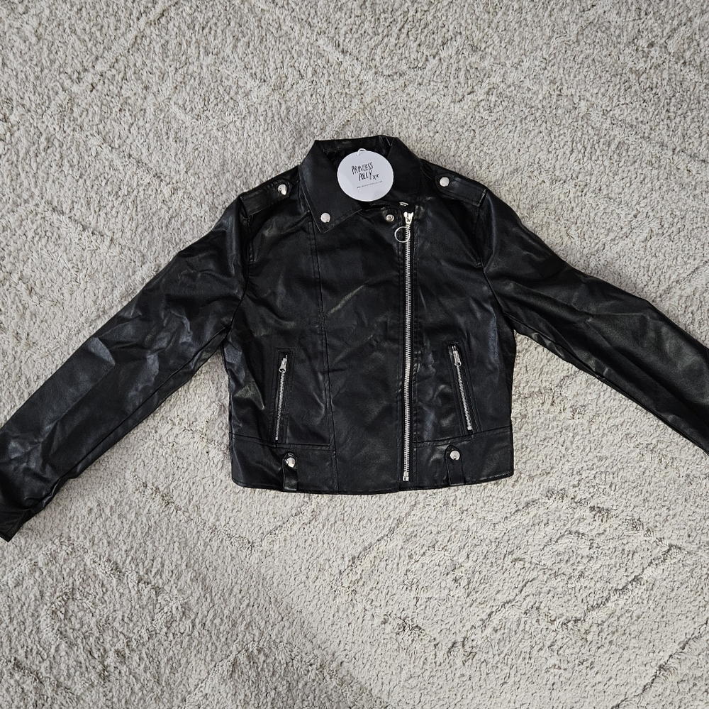 NEW Faux Leather Moto Jacket
